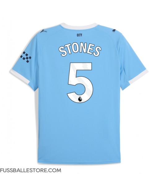 Günstige Manchester City John Stones #5 Heimtrikot 2025-26 Kurzarm Günstige Manchester City John Stones #5 Heimtrikot 2025-26 Kurzarm